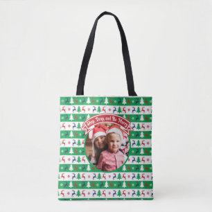 Tote Bag Pull de Noël hideux pour photo de famille 