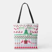 Tote Bag Pull Ugly Noël Joyeux Noël (Dos)