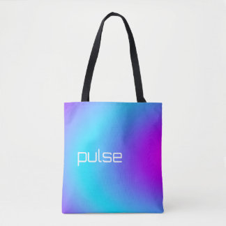 Tote Bag Pulse Prism - Vaporwave Vibe Gradient