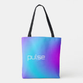 Tote Bag Pulse Prism - Vaporwave Vibe Gradient (Dos)