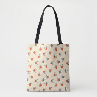 Tote Bag Pumpkin & Bones Halloween
