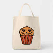 Tote Bag Pumpkin Cupcake Halloween (Devant)