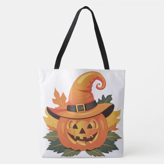 Tote Bag Pumpkin Halloween Séris 7 02 (Devant)