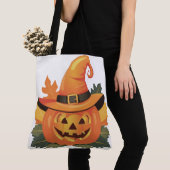Tote Bag Pumpkin Halloween Séris 7 02 (De près)