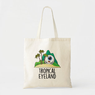 Tote Bag Pun d'île drôle de l'œil tropical