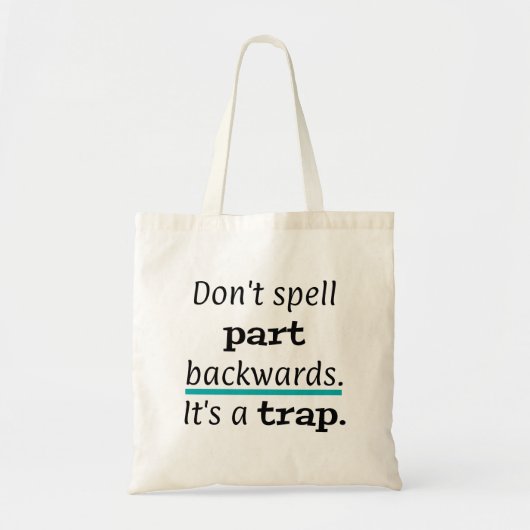 Tote Bag Pun Part Back Funny Papa Joke Anglais Enseignant (Devant)