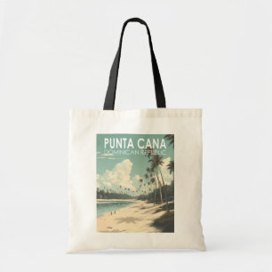Tote Bag Punta Cana République Dominicaine Travel Art Vinta