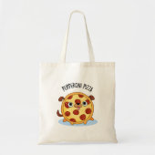 Tote Bag Pupperoni Pizza Funny Puppy Pizza (Devant)