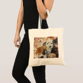 Tote Bag Pups dalmatiens et boxers (Devant (produit))