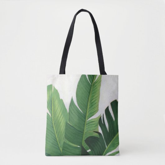 Tote Bag Pura Vida - Feuilles tropicaux (Devant)