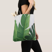 Tote Bag Pura Vida - Feuilles tropicaux (De près)