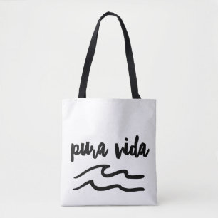 Tote Bag Pura Vida Wave Costa Rica