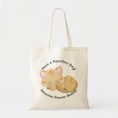 Tote Bag Purer Dormir Tan Tabby Kitten (Devant)