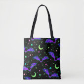Tote Bag "Purple bats" (Devant)