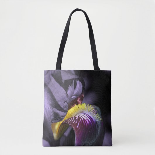Tote Bag Purple Bearded (Devant)