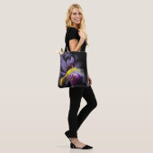 Tote Bag Purple Bearded (Sur le modèle)