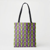 Tote Bag Purple Berries Abstrait Nature Art Motif (Devant)