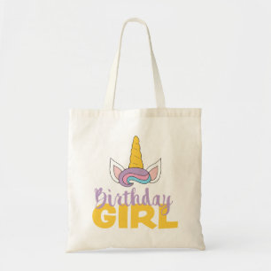 Tote Bag Purple Happy Unicorn Birthday Girl Unicorn Fever