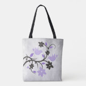 Tote Bag Purple Lovebirds Fourre-tout (Dos)