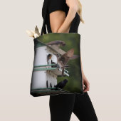 Tote Bag Purple Martin Temps d'alimentation (De près)