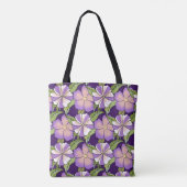 Tote Bag Purple Petunias (Dos)