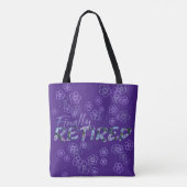 Tote Bag Purple Phlox Retirement Fourre-tout (Dos)