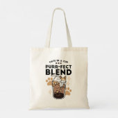 Tote Bag Purr-fect Blend : Cat and Coffee Art for Pet Lover (Dos)