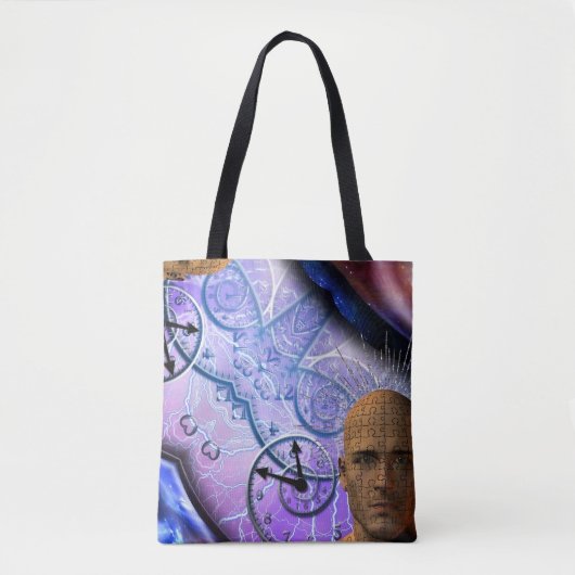 Tote Bag Puzzle of time (Devant)