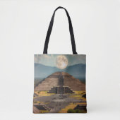 Tote Bag Pyramide de la Lune, Teotihuacan, Mexique Voyage (Devant)