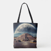Tote Bag Pyramide de la Lune, Teotihuacan, Mexique Voyage (Dos)