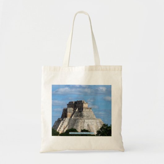 Tote Bag Pyramide Du Magicien, Uxmal, Mexique (Devant)