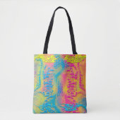 Tote Bag PYTHON - moderne fractale décorative - (Devant)