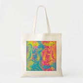 Tote Bag PYTHON - moderne fractale décorative - (Devant)
