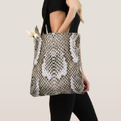 Tote Bag Python Skin : Design Motif animal (De près)