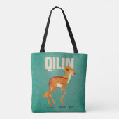 Tote Bag Qilin Vintage Graphic (Dos)