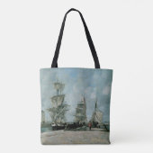 Tote Bag Quai à Honfleur (Dos)