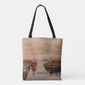 Tote Bag Quai pittoresque à Clifden Irlande (Dos)
