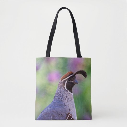 Tote Bag Quail coloré (Devant)