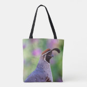 Tote Bag Quail coloré (Dos)