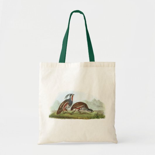 Tote Bag Quail de montagne par Audubon (Devant)