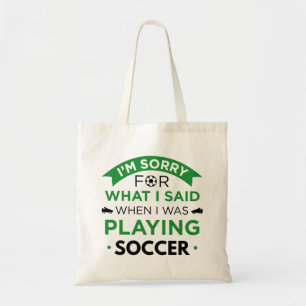 Tote Bag Quand Je Jouais Au Football