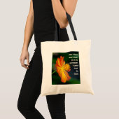Tote Bag Quand la fleur ne s'épanouit pas... (Devant (produit))