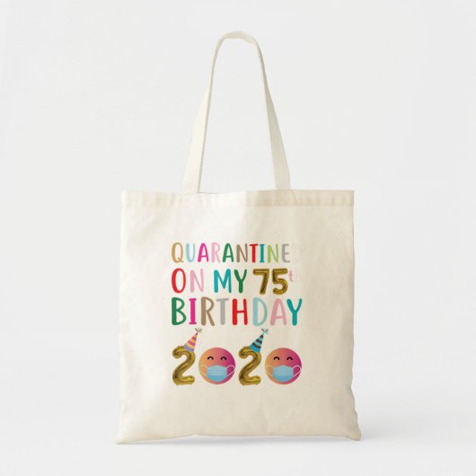Tote Bag Quarantaine le 75e anniversaire de TSrt 2020 (Devant)