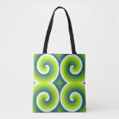 Tote Bag Quart Emerald Vortex (Devant)