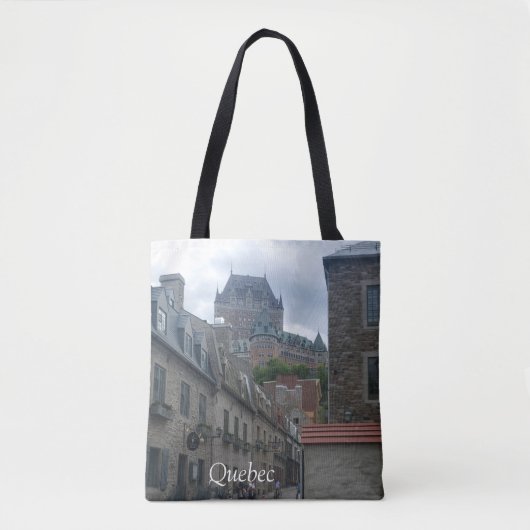 Tote Bag Quartier historique de la ville de Québec (Devant)