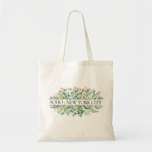 Tote Bag Quartiers SOHO de New York City Texte personnalisé