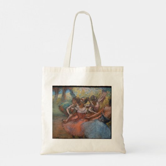 Tote Bag Quatre danseurs de ballet sur scène par degrés (Dos)