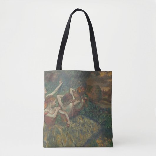 Tote Bag Quatre Danseuses d'Edgar Degas, Ballet Art Fin (Devant)