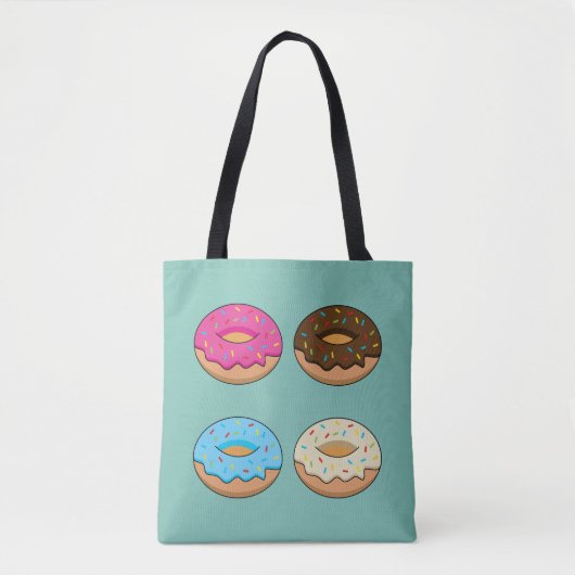 Tote Bag Quatre Motifs Assortis (Devant)