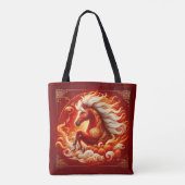 Tote Bag Quatrième année du Cheval de Feu (Dos)